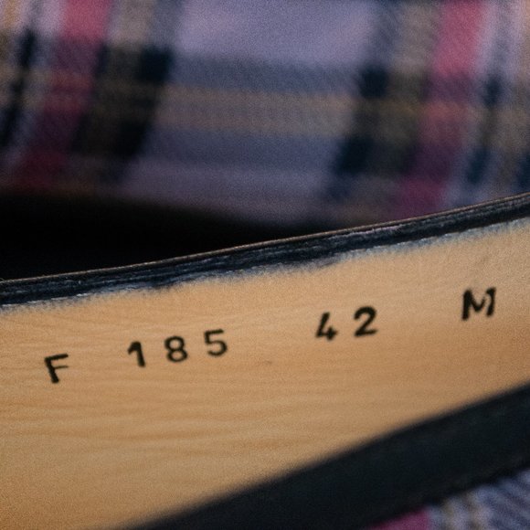 NEW! Taryn Rose Breck Plaid Pink Shoes Size 42. - Picture 6 of 11